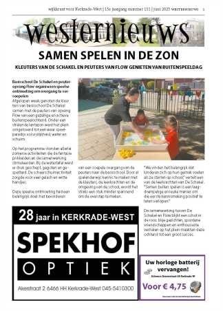 Westernieuws juni 2025