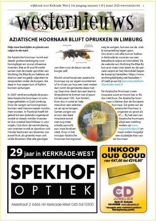 Westernieuws maart 2026