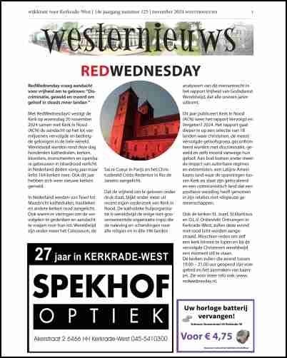 Westernieuws november 2024