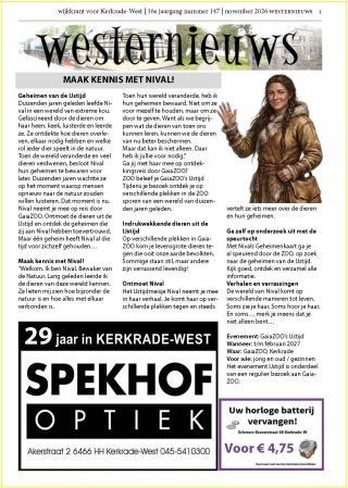 Wijkkrant november 2026 kerkrade
